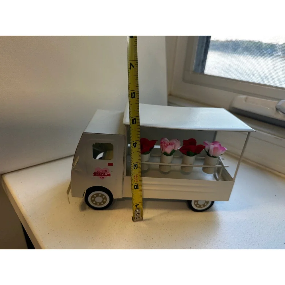 Cupids Delivery Co Metal Flower Truck Valentines Day Decor Target 8 Inch